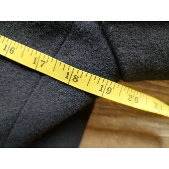 DSCP United States Navy Women’s Black Peacoat Pea Coat Jacket Size 12 Short - Picture 16 of 16